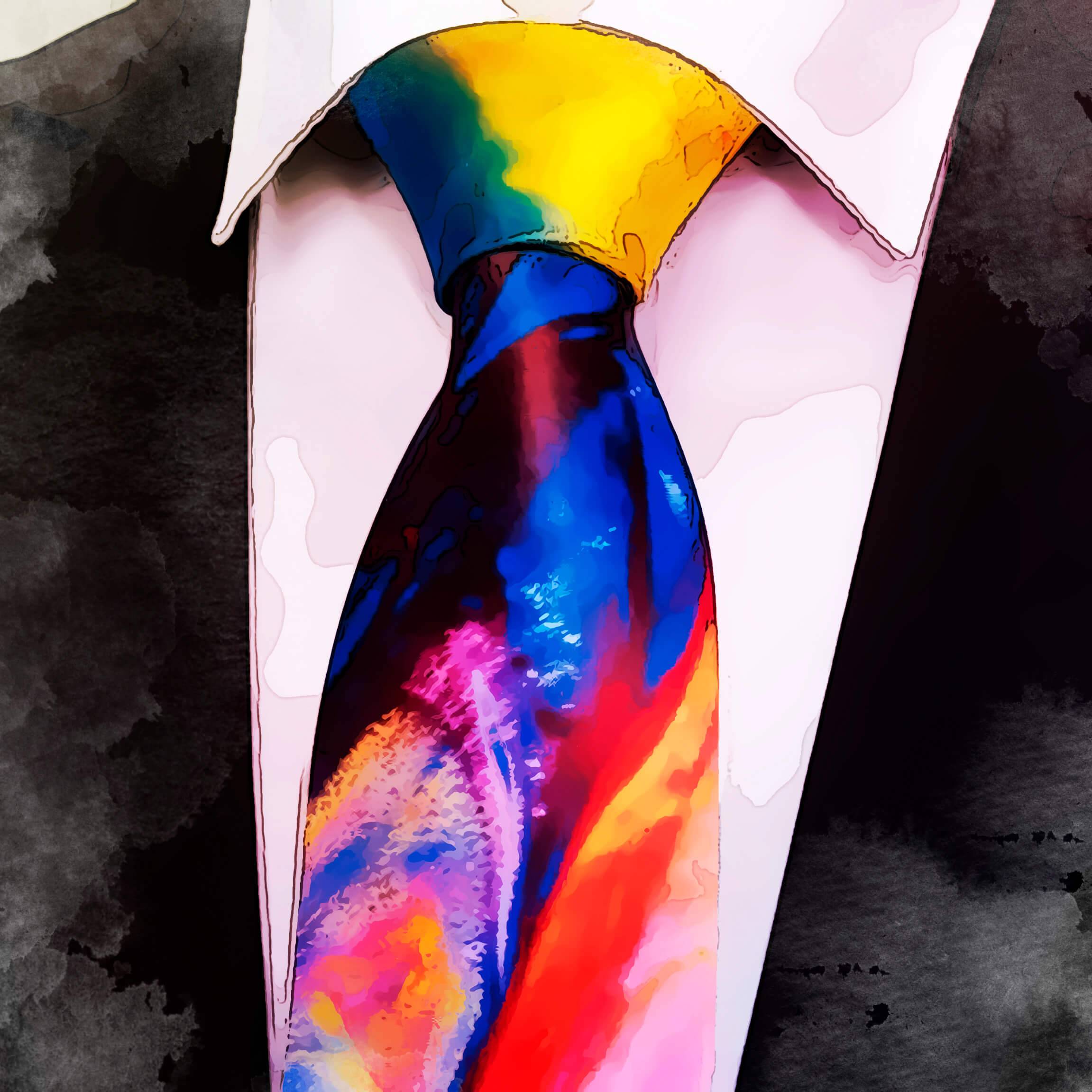 Печать на галстуках