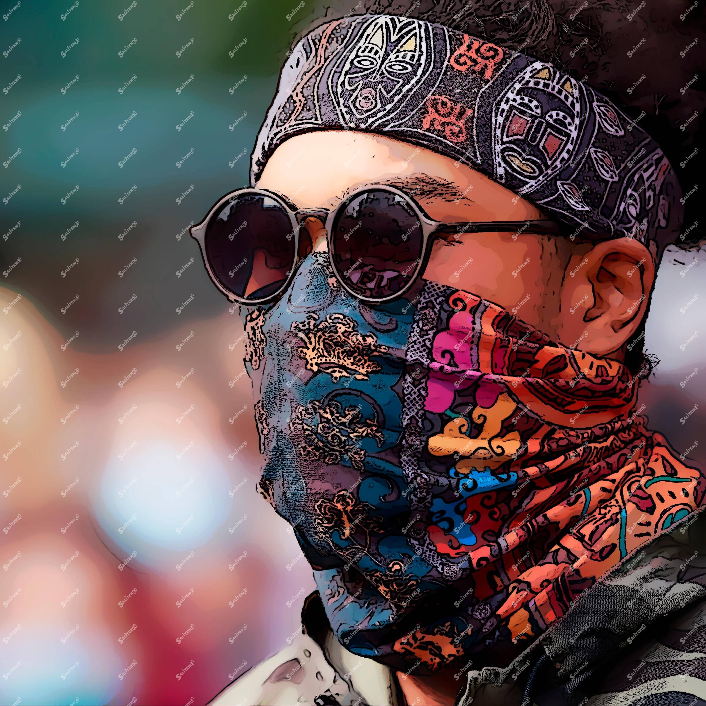 Печать на банданах - Saliteks Печать на банданах