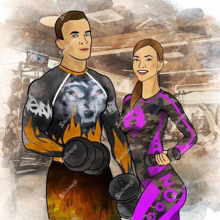 Печать на рашгардах - Saliteks Печать на рашгардах