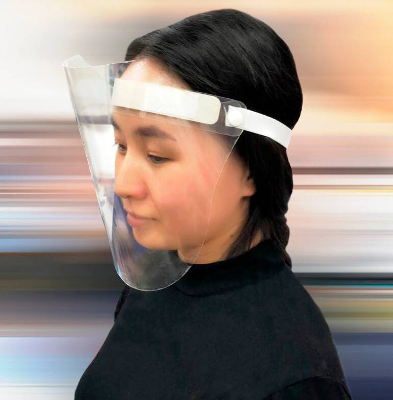 Защитный пластиковый экран для лица